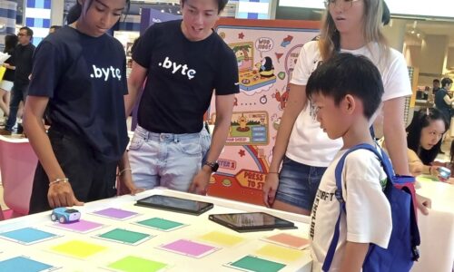 Interactive learning for visitors at the Digital for Life Festival 2025 roadshow
