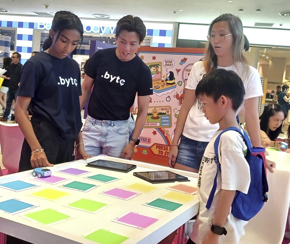 Interactive learning for visitors at the Digital for Life Festival 2025 roadshow